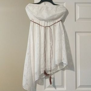 Sleeveless asymmetrical dress